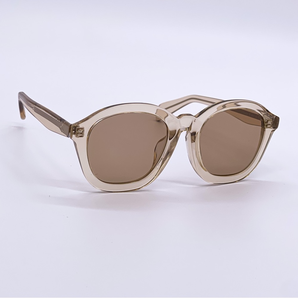 NEW CELINE SUNGLASSES CL40017F 57E BROWN CLEAR EYEWEAR CELINE - Picture 4 of 11